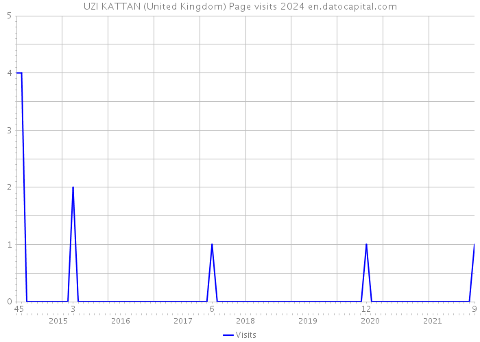 UZI KATTAN (United Kingdom) Page visits 2024 