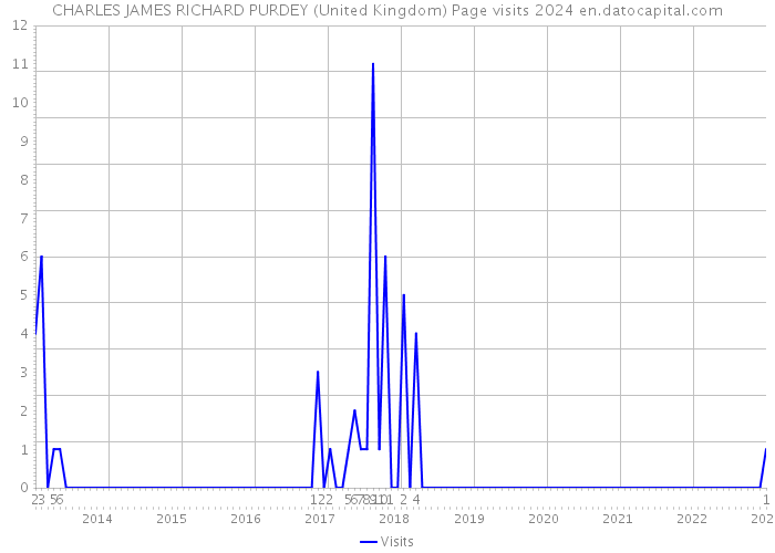 CHARLES JAMES RICHARD PURDEY (United Kingdom) Page visits 2024 