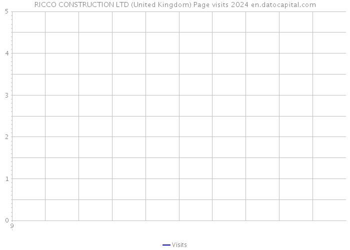 RICCO CONSTRUCTION LTD (United Kingdom) Page visits 2024 