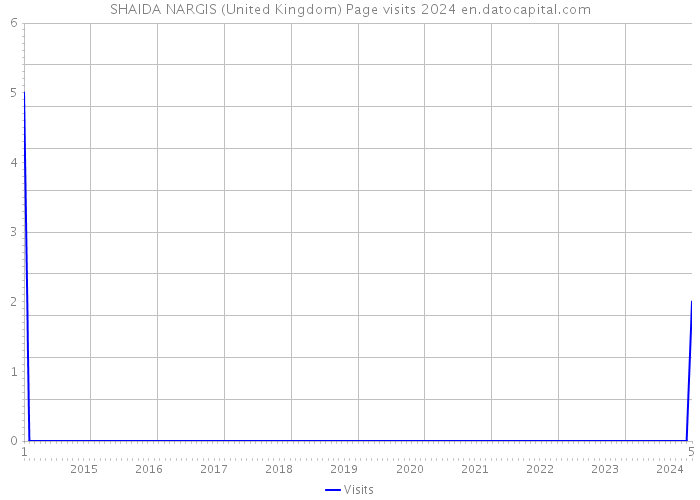 SHAIDA NARGIS (United Kingdom) Page visits 2024 