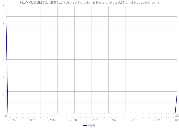 NEW RESILIENCE LIMITED (United Kingdom) Page visits 2024 