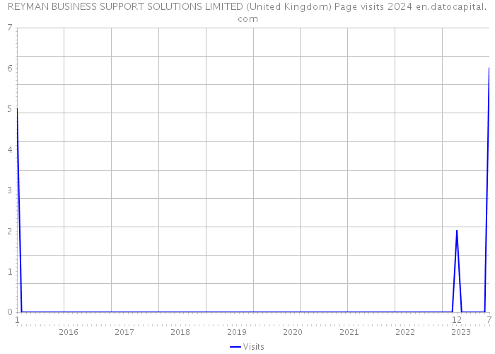 REYMAN BUSINESS SUPPORT SOLUTIONS LIMITED (United Kingdom) Page visits 2024 