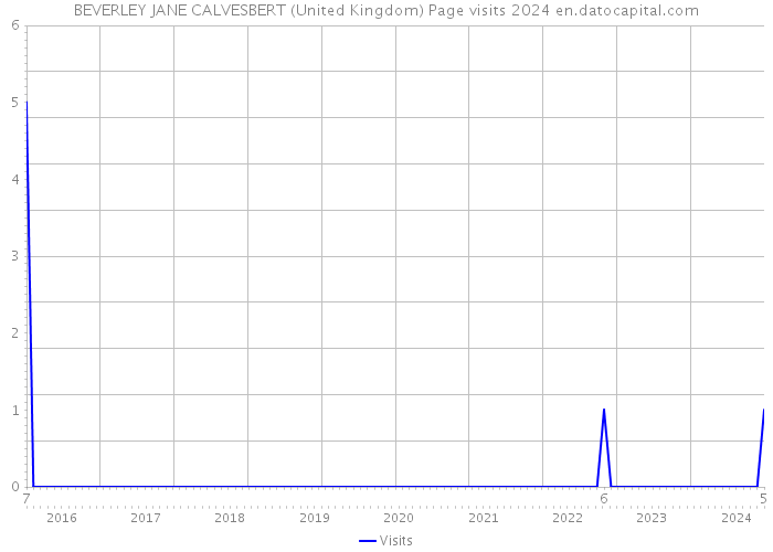 BEVERLEY JANE CALVESBERT (United Kingdom) Page visits 2024 