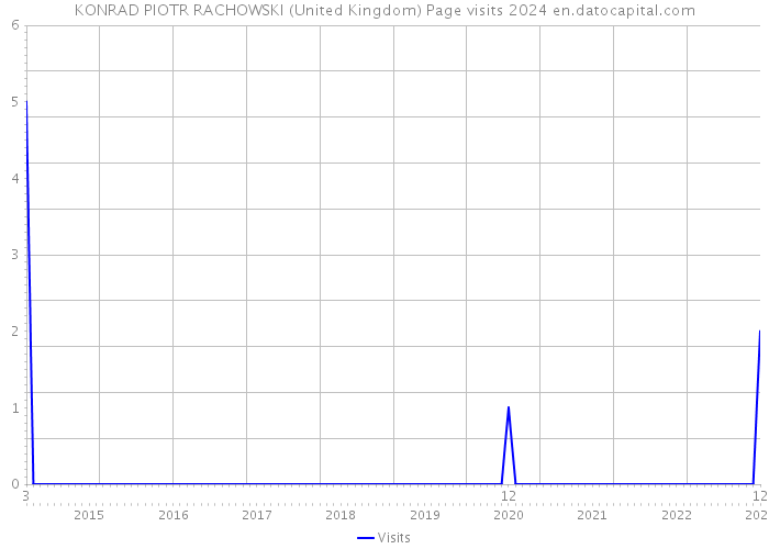 KONRAD PIOTR RACHOWSKI (United Kingdom) Page visits 2024 