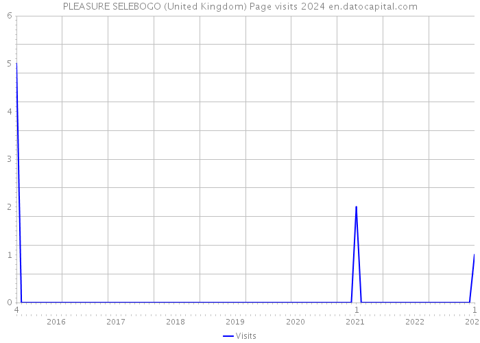 PLEASURE SELEBOGO (United Kingdom) Page visits 2024 