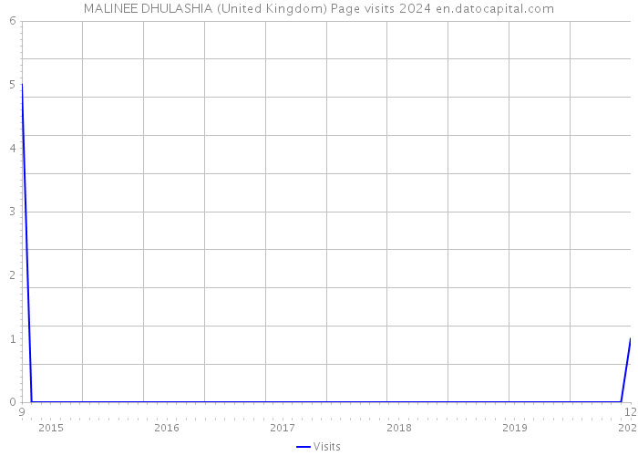 MALINEE DHULASHIA (United Kingdom) Page visits 2024 