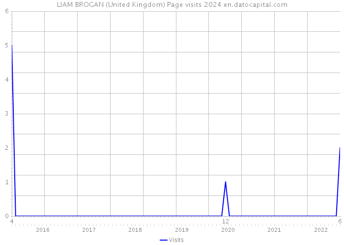 LIAM BROGAN (United Kingdom) Page visits 2024 