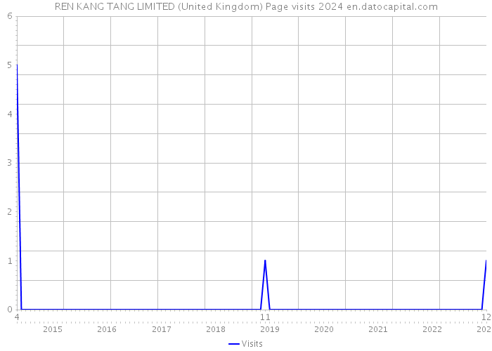 REN KANG TANG LIMITED (United Kingdom) Page visits 2024 