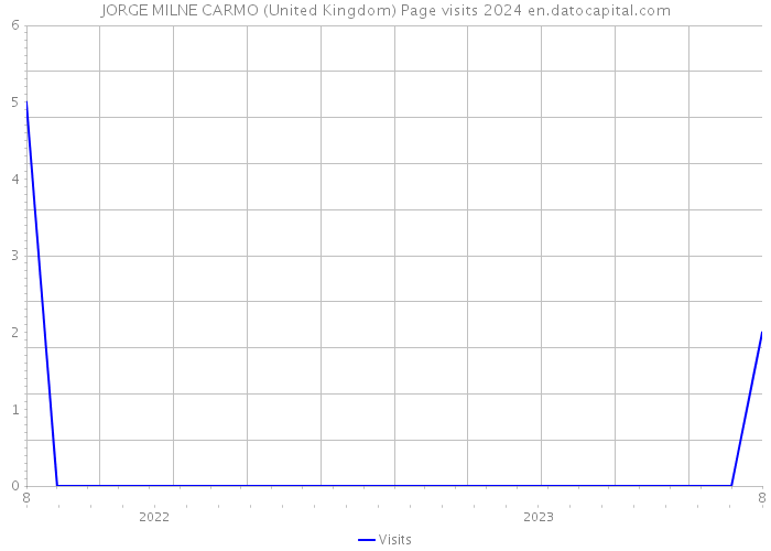 JORGE MILNE CARMO (United Kingdom) Page visits 2024 