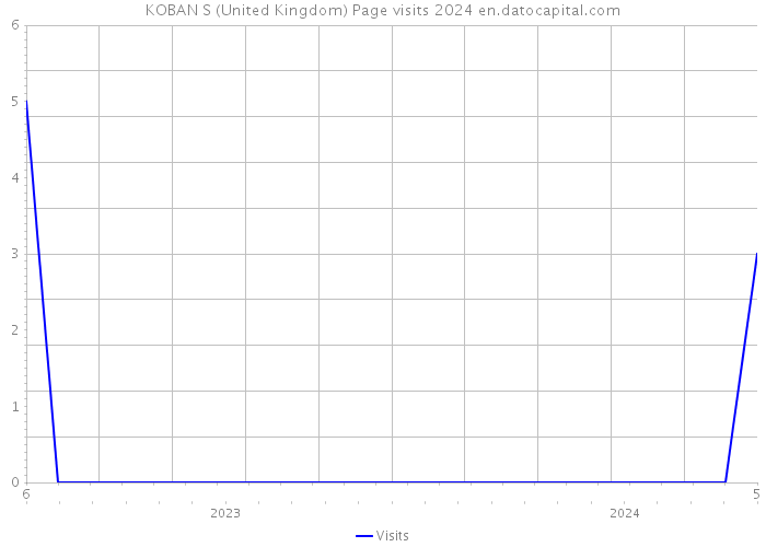 KOBAN S (United Kingdom) Page visits 2024 