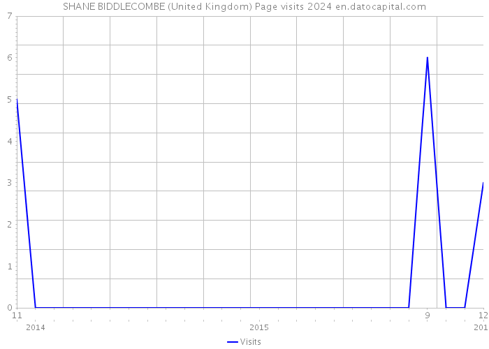 SHANE BIDDLECOMBE (United Kingdom) Page visits 2024 