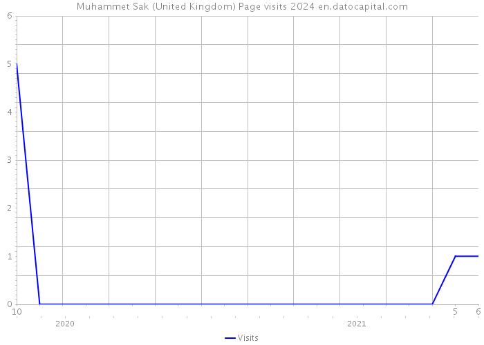 Muhammet Sak (United Kingdom) Page visits 2024 