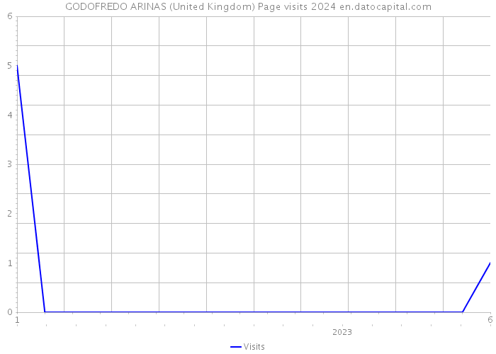 GODOFREDO ARINAS (United Kingdom) Page visits 2024 