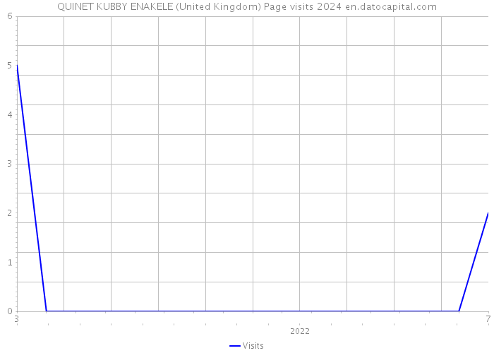 QUINET KUBBY ENAKELE (United Kingdom) Page visits 2024 
