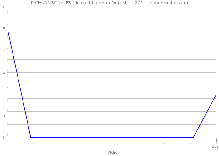 RICHARD BONALES (United Kingdom) Page visits 2024 