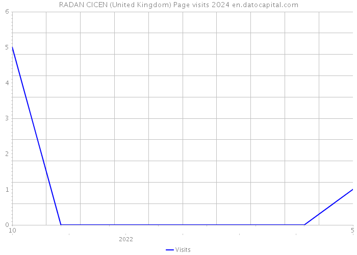 RADAN CICEN (United Kingdom) Page visits 2024 