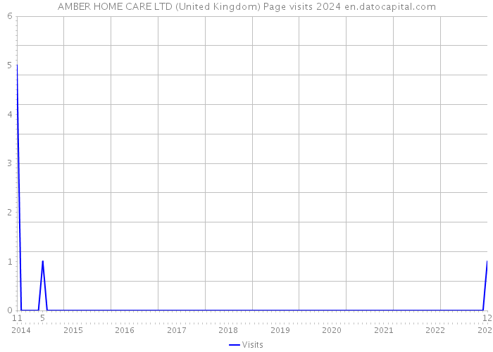 AMBER HOME CARE LTD (United Kingdom) Page visits 2024 