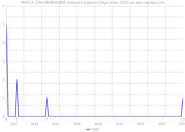 PRISCA CHIKWENENGERE (United Kingdom) Page visits 2024 