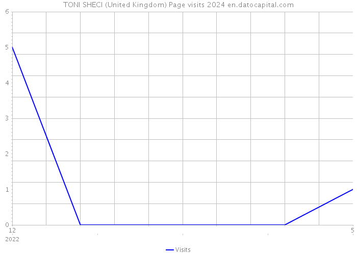 TONI SHECI (United Kingdom) Page visits 2024 