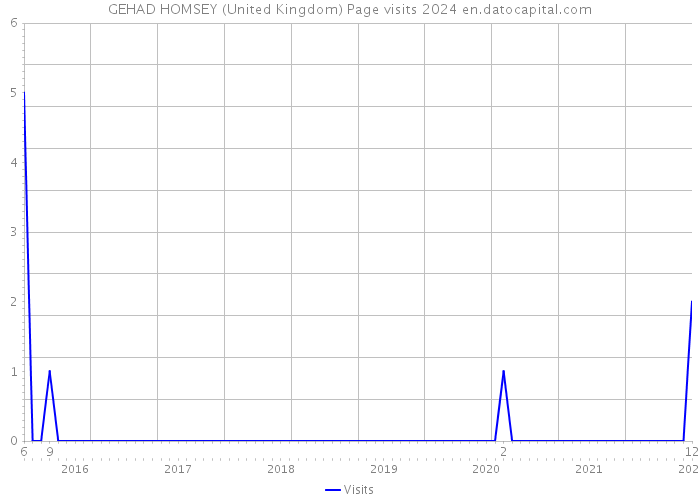 GEHAD HOMSEY (United Kingdom) Page visits 2024 