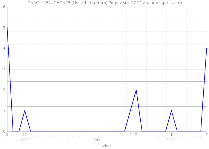 CAROLINE INCHCAPE (United Kingdom) Page visits 2024 