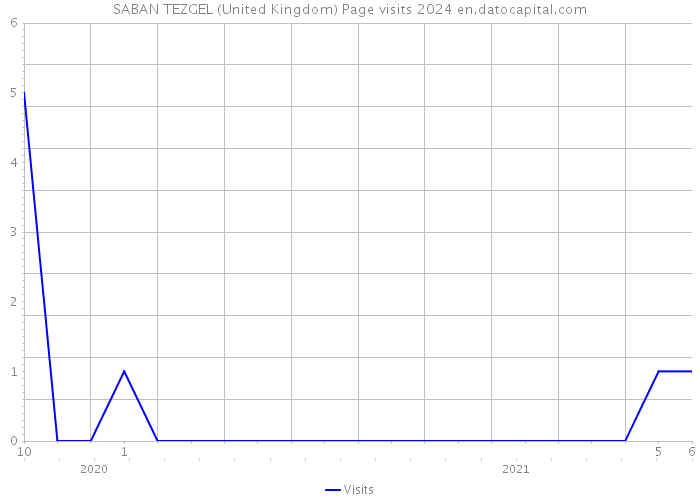 SABAN TEZGEL (United Kingdom) Page visits 2024 