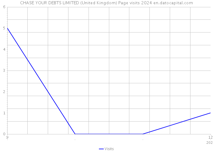 CHASE YOUR DEBTS LIMITED (United Kingdom) Page visits 2024 