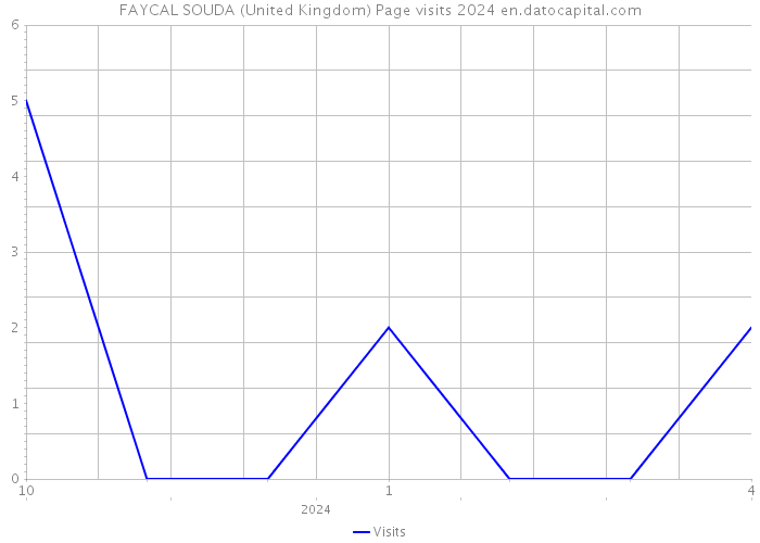 FAYCAL SOUDA (United Kingdom) Page visits 2024 