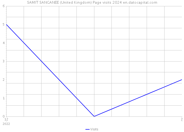 SAMIT SANGANEE (United Kingdom) Page visits 2024 