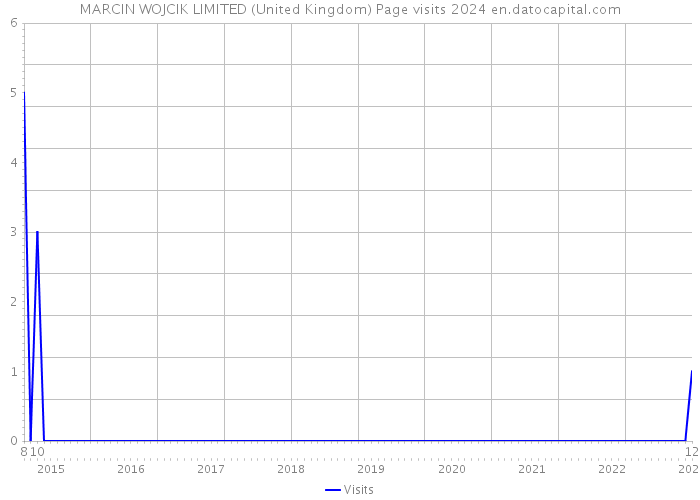 MARCIN WOJCIK LIMITED (United Kingdom) Page visits 2024 