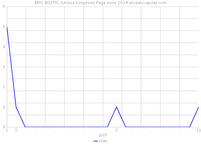 ERIC BOSTIC (United Kingdom) Page visits 2024 