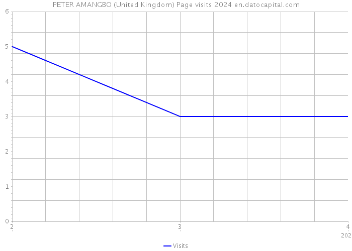PETER AMANGBO (United Kingdom) Page visits 2024 