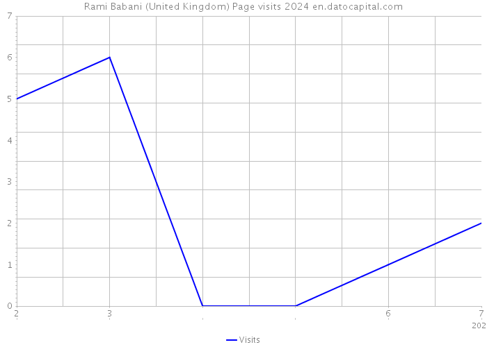 Rami Babani (United Kingdom) Page visits 2024 