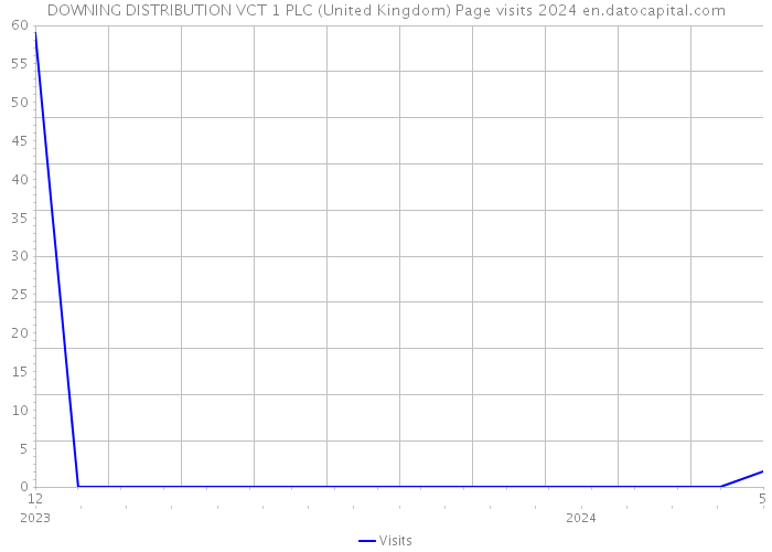 DOWNING DISTRIBUTION VCT 1 PLC (United Kingdom) Page visits 2024 