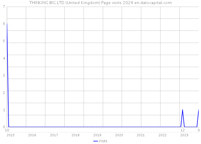 THINKING BIG LTD (United Kingdom) Page visits 2024 