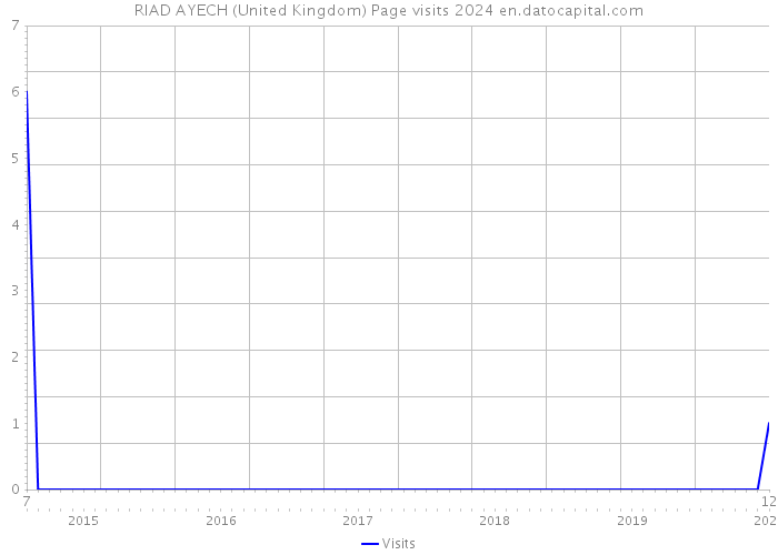 RIAD AYECH (United Kingdom) Page visits 2024 