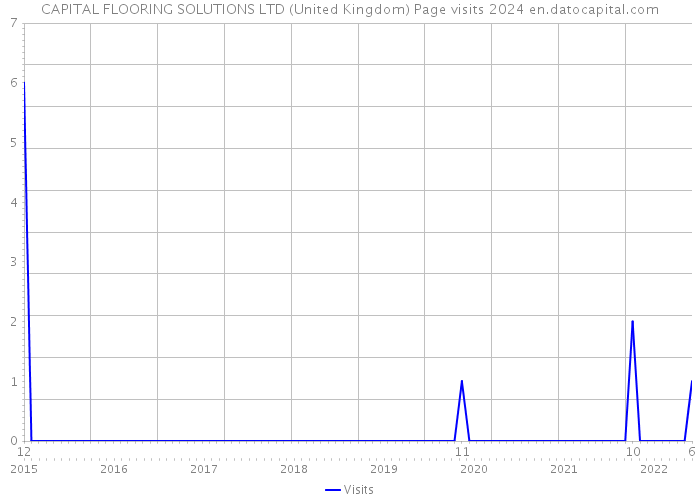 CAPITAL FLOORING SOLUTIONS LTD (United Kingdom) Page visits 2024 