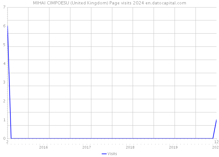 MIHAI CIMPOESU (United Kingdom) Page visits 2024 