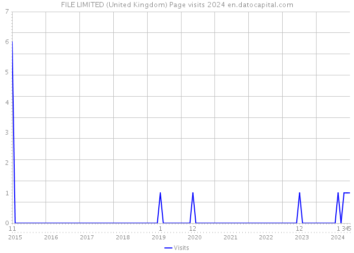 FILE LIMITED (United Kingdom) Page visits 2024 
