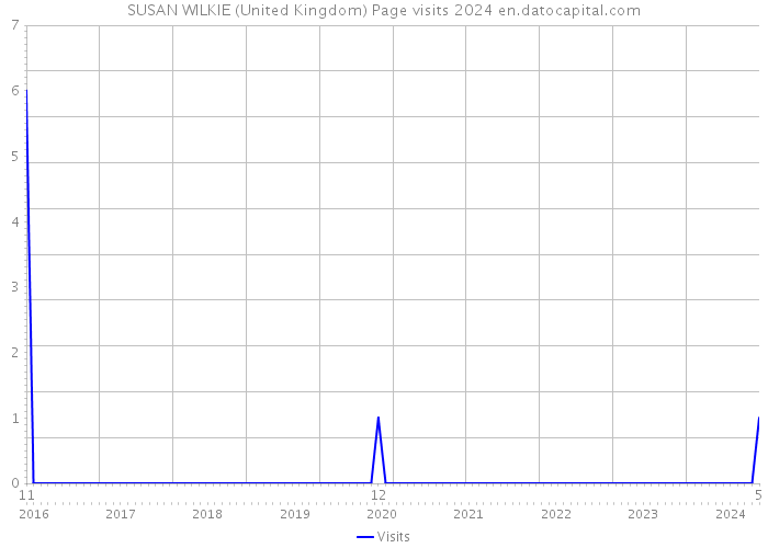 SUSAN WILKIE (United Kingdom) Page visits 2024 