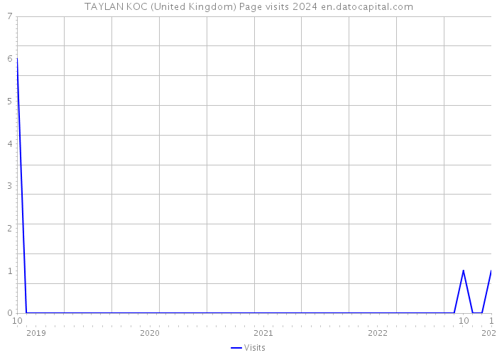 TAYLAN KOC (United Kingdom) Page visits 2024 