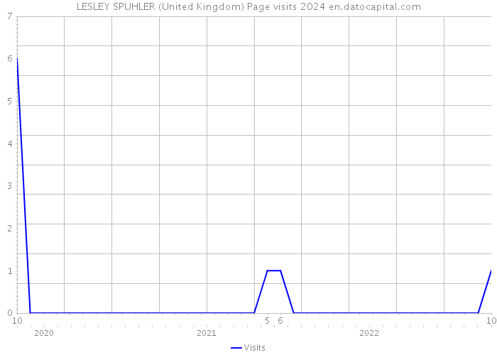 LESLEY SPUHLER (United Kingdom) Page visits 2024 