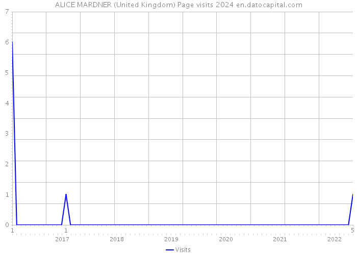 ALICE MARDNER (United Kingdom) Page visits 2024 