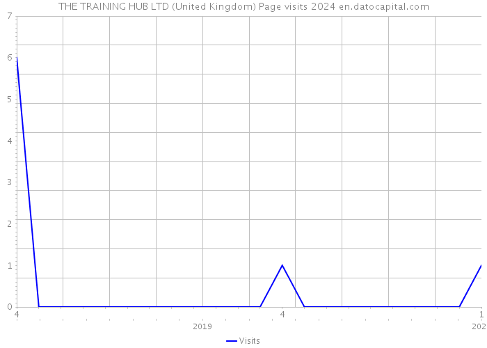 THE TRAINING HUB LTD (United Kingdom) Page visits 2024 