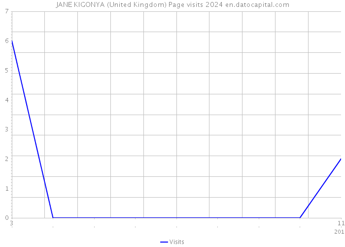 JANE KIGONYA (United Kingdom) Page visits 2024 