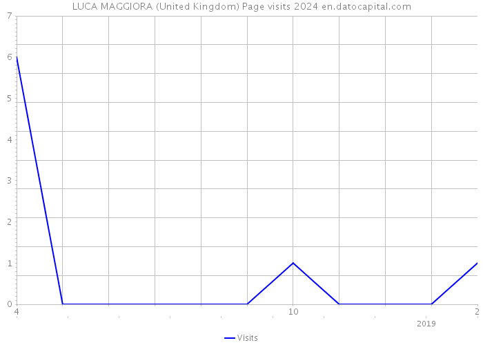 LUCA MAGGIORA (United Kingdom) Page visits 2024 