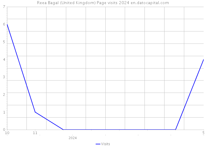 Reea Bagal (United Kingdom) Page visits 2024 