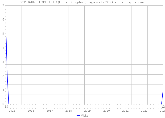 SCP BARNS TOPCO LTD (United Kingdom) Page visits 2024 