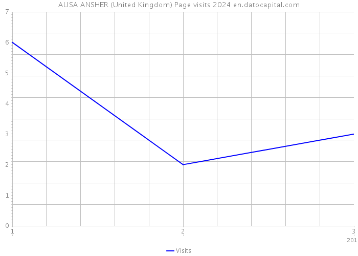 ALISA ANSHER (United Kingdom) Page visits 2024 