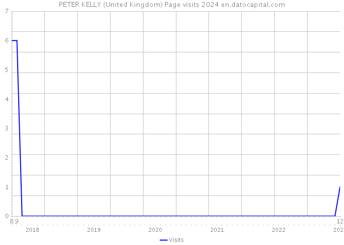 PETER KELLY (United Kingdom) Page visits 2024 